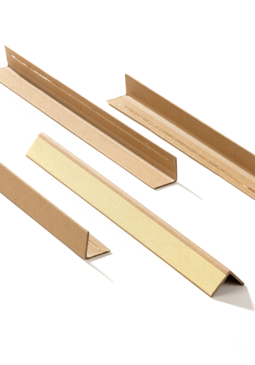 Cardboard angles - corners with glue - image