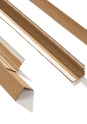 Cardboard angles - corners with adhesive tape - image
